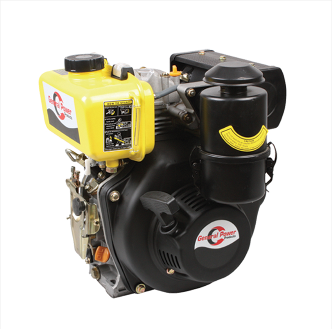 GENERAL POWER DİZEL TEK MOTOR 12 HP KONİK MARŞLI İPLİ